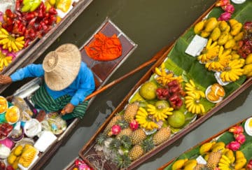 Viaje de novios Tailandia - Mercado flotante